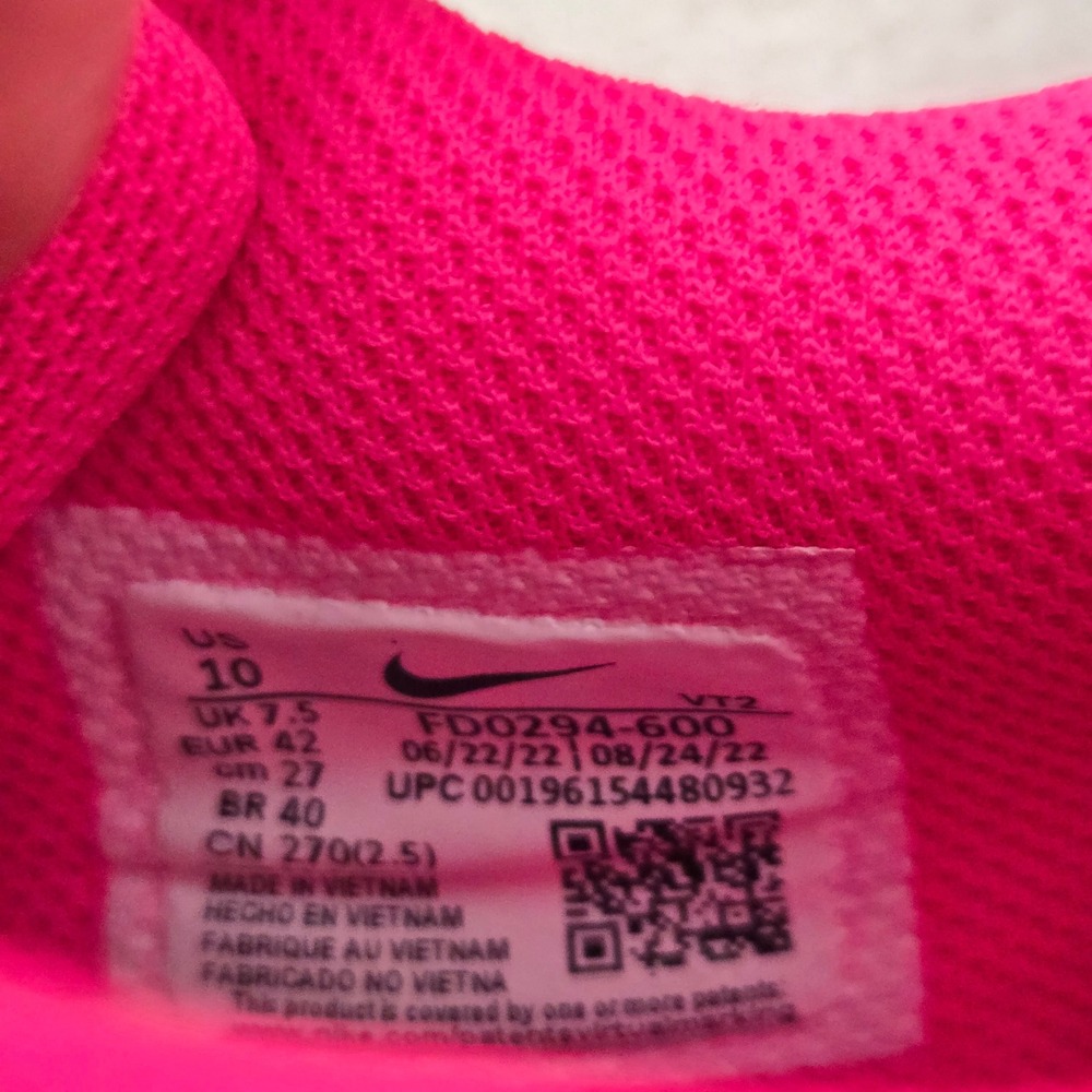 Nike Air Max Excee Womens Hyper Pink White Sneakers New No Box FDO294-600 - Picture 9 of 9